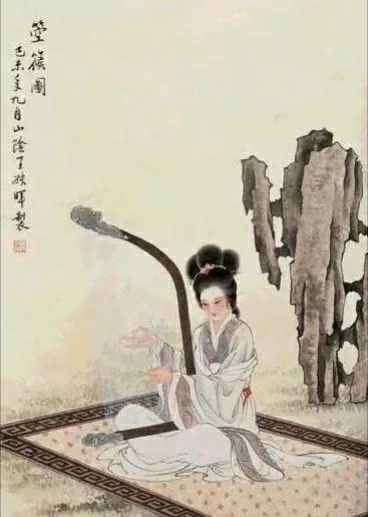 箜篌水墨画.jpg